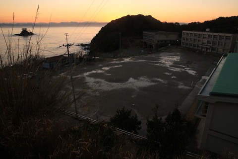 島写_松島の夕日2011-02-28 17-49-52