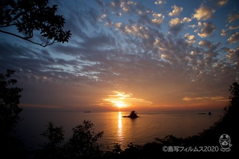 松島の夕日_歌碑公園_2020-11-06_16-40-01