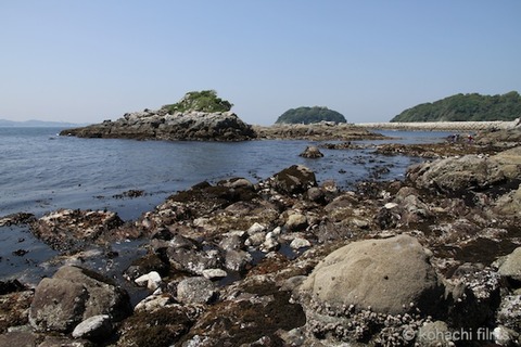 小山島_矢穴石_枕石_棚橋_篠島_風景__2011-05-19 13-57-34