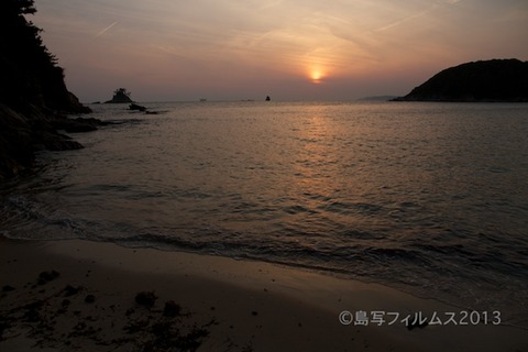松島の夕日_鯨浜_2013-05-26 18-33-46