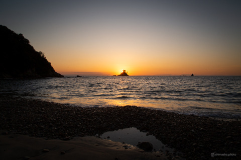 松島の夕日_鯨浜_20231012171016