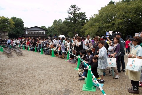 名古屋城篠島矢穴石式典_おもてなし武将隊_2012-09-23 12-59-28