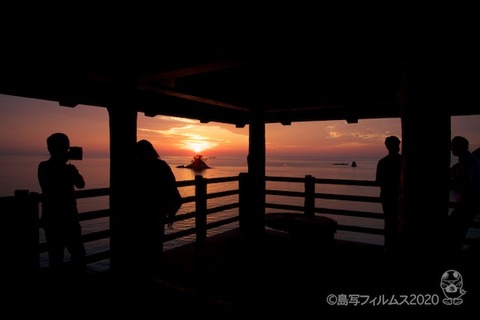 松島の夕日_歌碑公園_2020-11-06_16-44-48