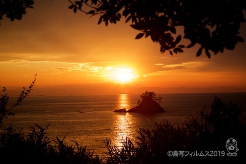 松島の夕日_歌碑公園_2019-11-07_16-35-07