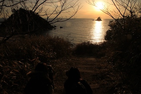 島写＿松島の夕日2011-03-05 17-16-58
