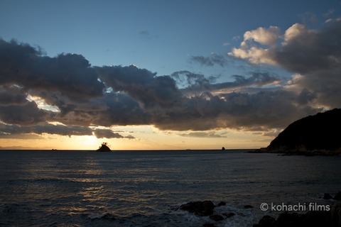 松島の夕日_篠島の夕日_ 日本の夕陽百選_2011-11-21 16-14-02