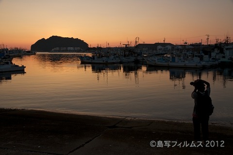 漁港_夕日_篠島_風景_漁船_#Silhouette_2012-08-25 18-16-28