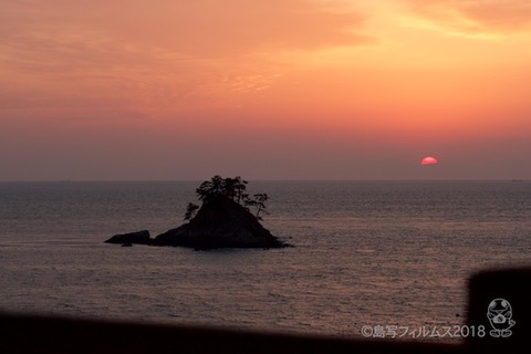 松島の夕日_歌碑公園_2018-02-20_17-35-01