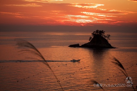 松島の夕日_歌碑公園_2020-11-06_16-49-32