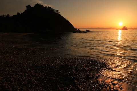 島写_松島の夕日2011-02-28 17-28-32