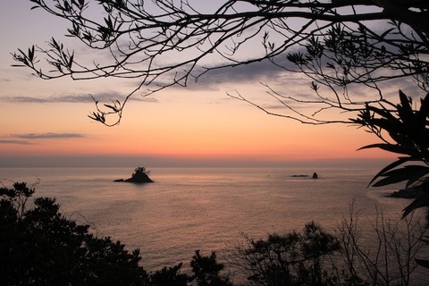 島写_松島の夕日2011-02-21 17-44-01