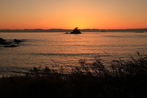 島写_松島の夕日2011-02-28 17-44-16