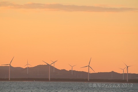 篠島前浜サンサンビーチ_朝日_ 2012-10-02 05-56-24