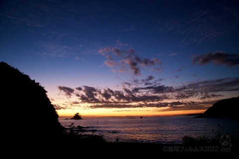 松島の夕日_鯨浜_2022-10-14_17-42-48