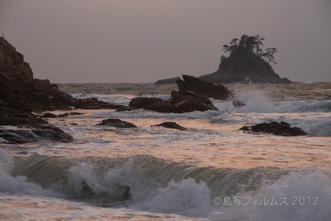 松島の夕日_ 夕陽百選_鯨浜_2012-03-11 17-32-26