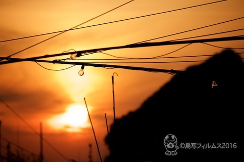 篠島漁港_夕日_漁船_2016-04-06 18-06-10