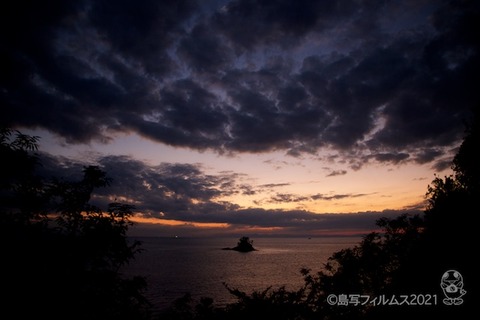 松島の夕日_鯨浜_2021-10-14_17-41-03