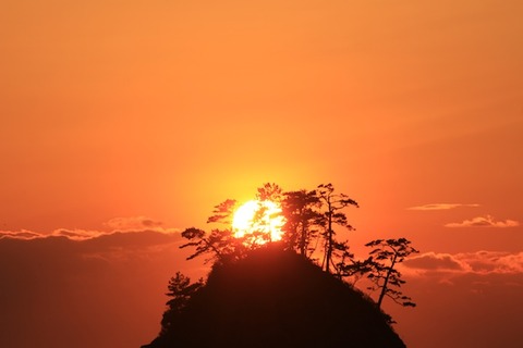 島写＿松島の夕日2011-03-03 17-39-05