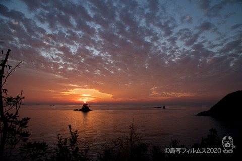 松島の夕日_歌碑公園_2020-11-06_16-46-37