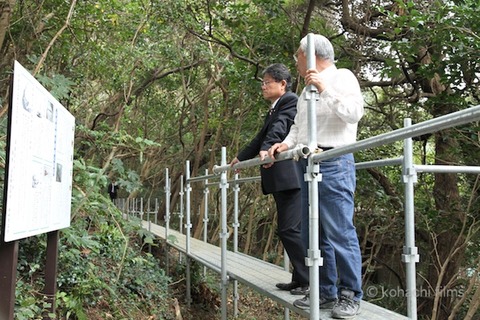 弁財採石地跡_清正の枕石_矢穴_篠島_風景_観光_2011-11-05 09-58-04