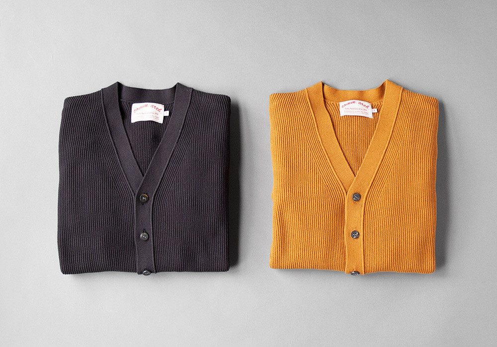 COMM.ARCH HAND FRAMED HALF CARDIGAN ニット comm.arch.新作ニットHalf Cardigan St. C/D & Hand Freamed Cotton