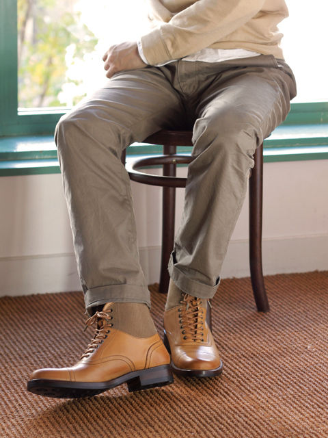 chausser キャンバスxレザーレースアップブーツ入荷!! : LOEWS chausser キャンバスxレザーレースアップブーツ入荷!! : LOEWS
