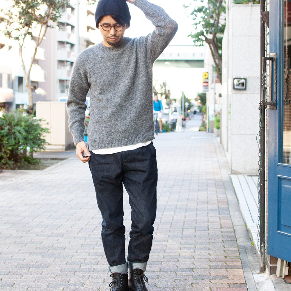 冬のニットが始まります。comm.arch. ALPACA WOOL P/O&HANDFLAMED