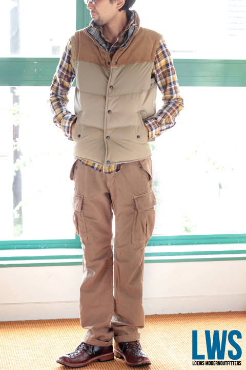 SAGE DE CRET マルチファブリックダウンベスト入荷！！ : LOEWSな日々 
