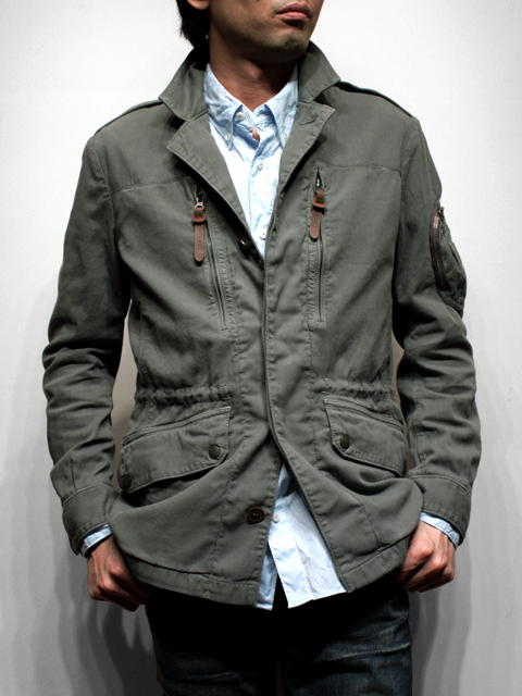 【値下げ】SAGE DE CRET ミリタリージャケット オリーブ SAGE DE CRET ミリタリージャケット オリーブ sage de cret