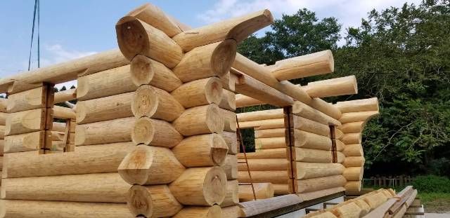 南九州市川辺町のハンドカットログハウスの組み上げ 鹿児島 ログワークスのブログ
