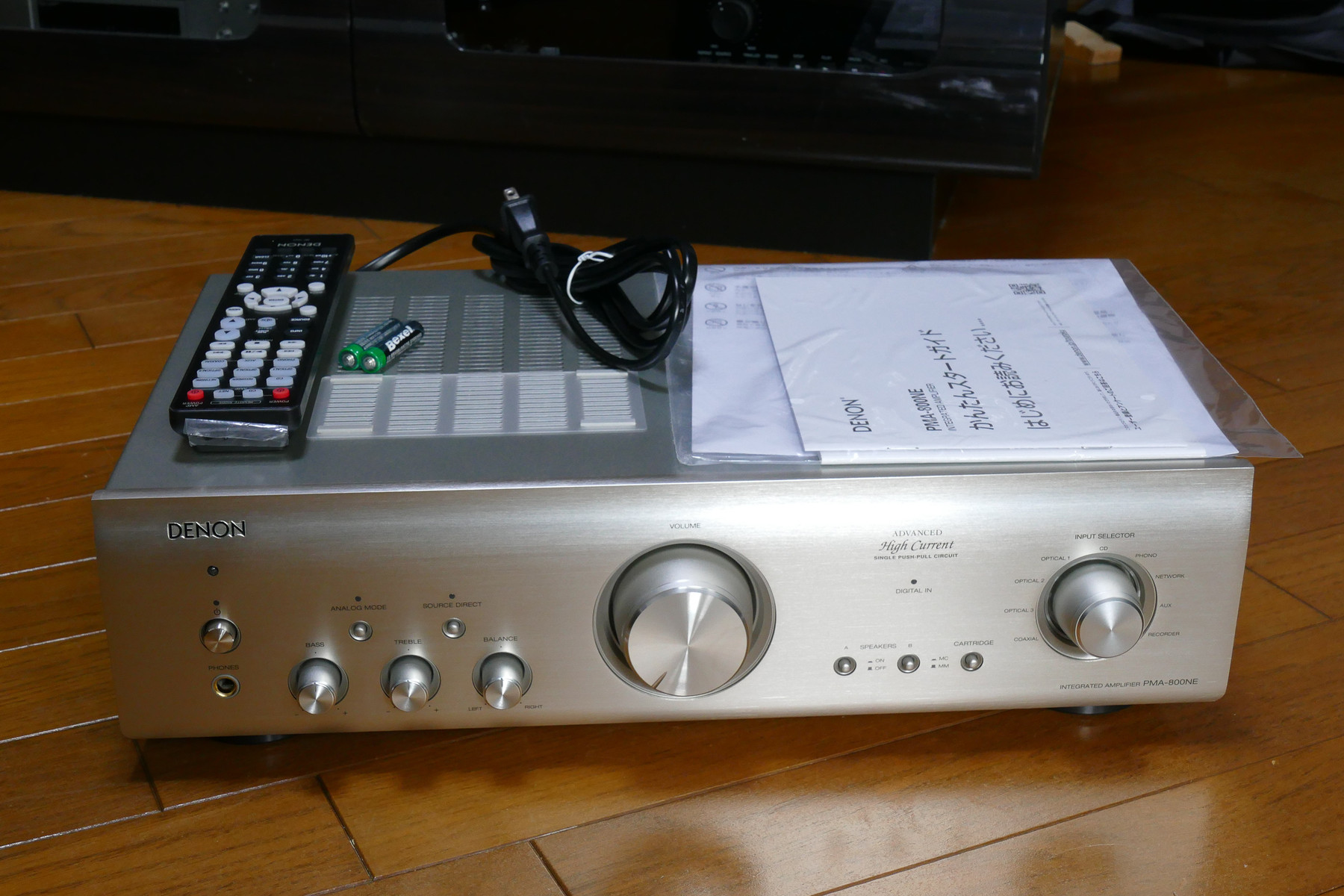 オーディオ・プリメイン・アンプ「DENON PMA-800NE」を購入 オーディオ・プリメイン・アンプ「DENON PMA-800NE」を購入