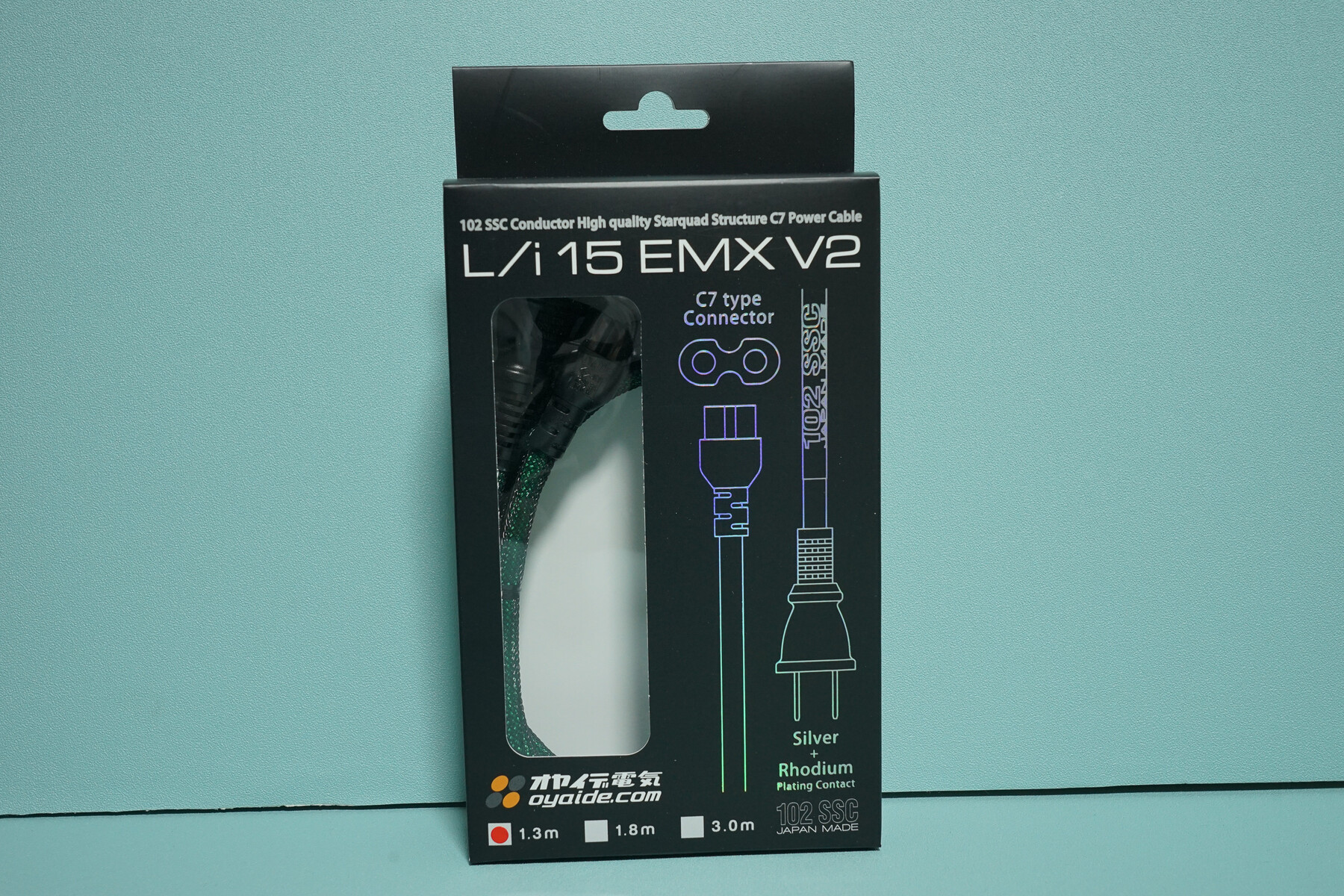 ネットワークレシーバー の電源ケーブルを オヤイデ L/i15 EMX