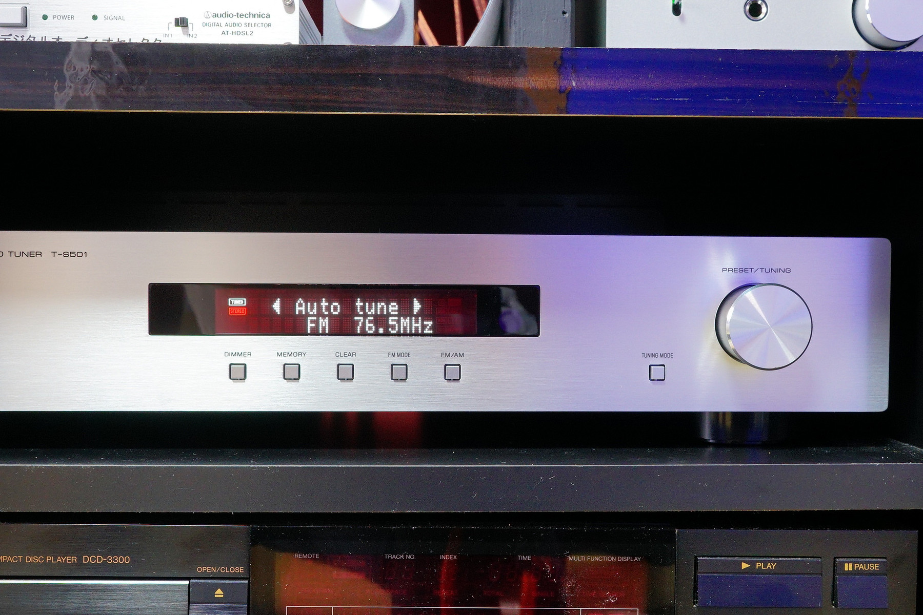ワイドFM / AM チューナー「YAMAHA T-S501」のレビュー : 趣味の