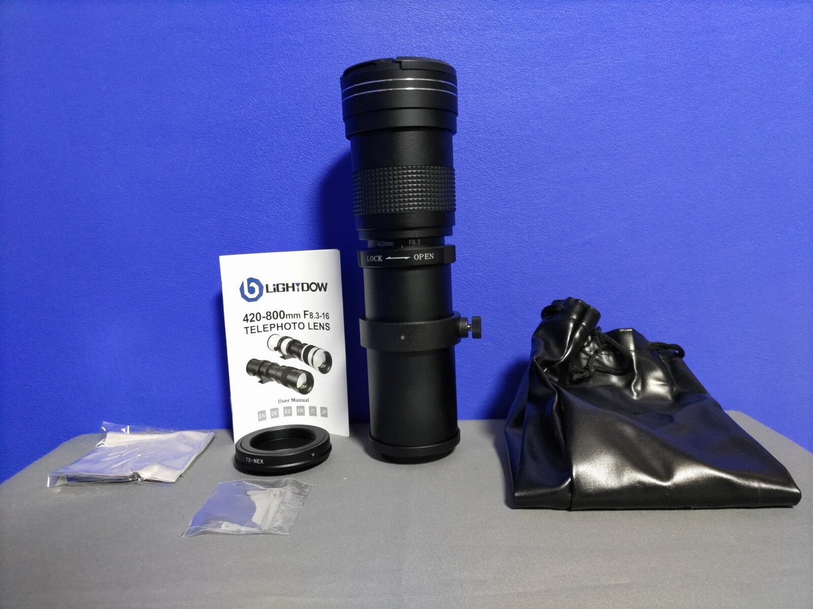 LIGHTDOW望遠レンズ 420-800MM 黒 13-15
