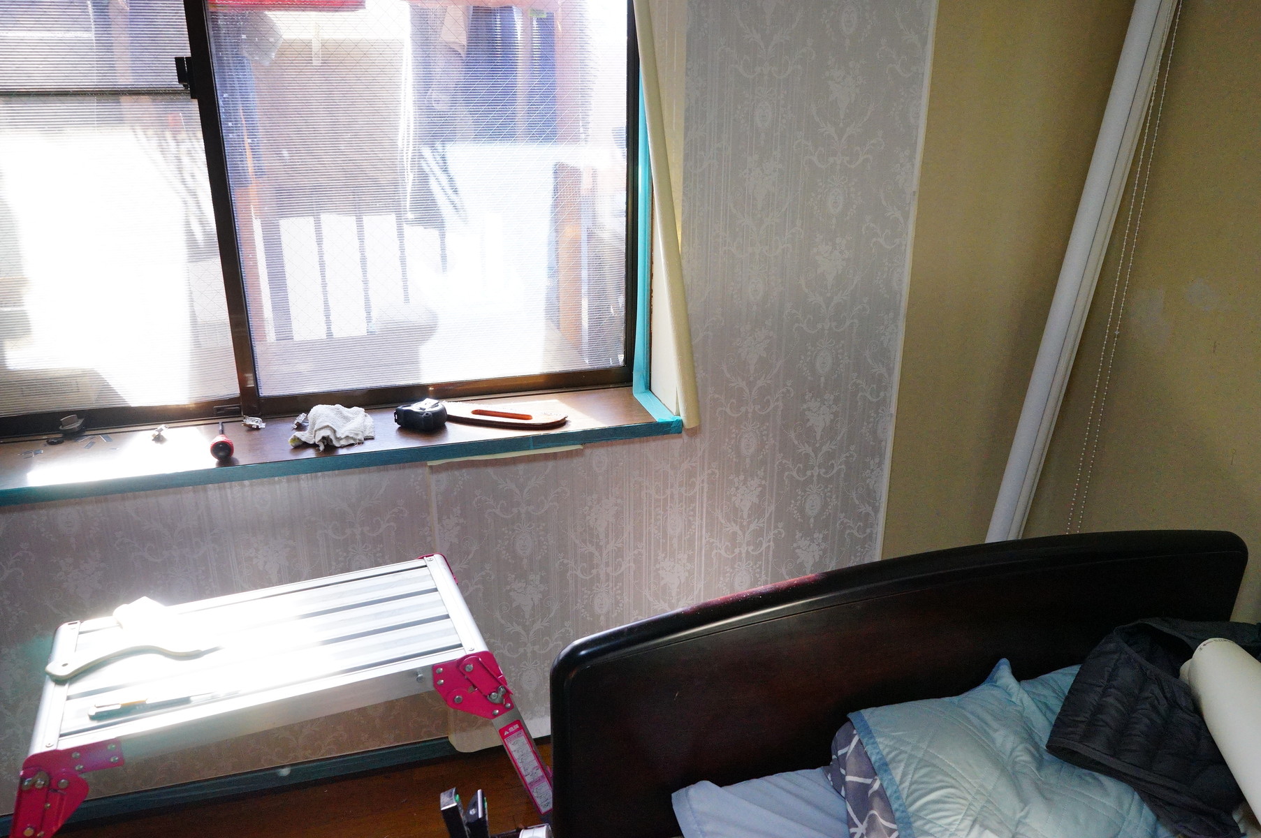 2階寝室の残り3面に壁紙を貼り替えました 趣味の 写真 Diy オーディオ 日記