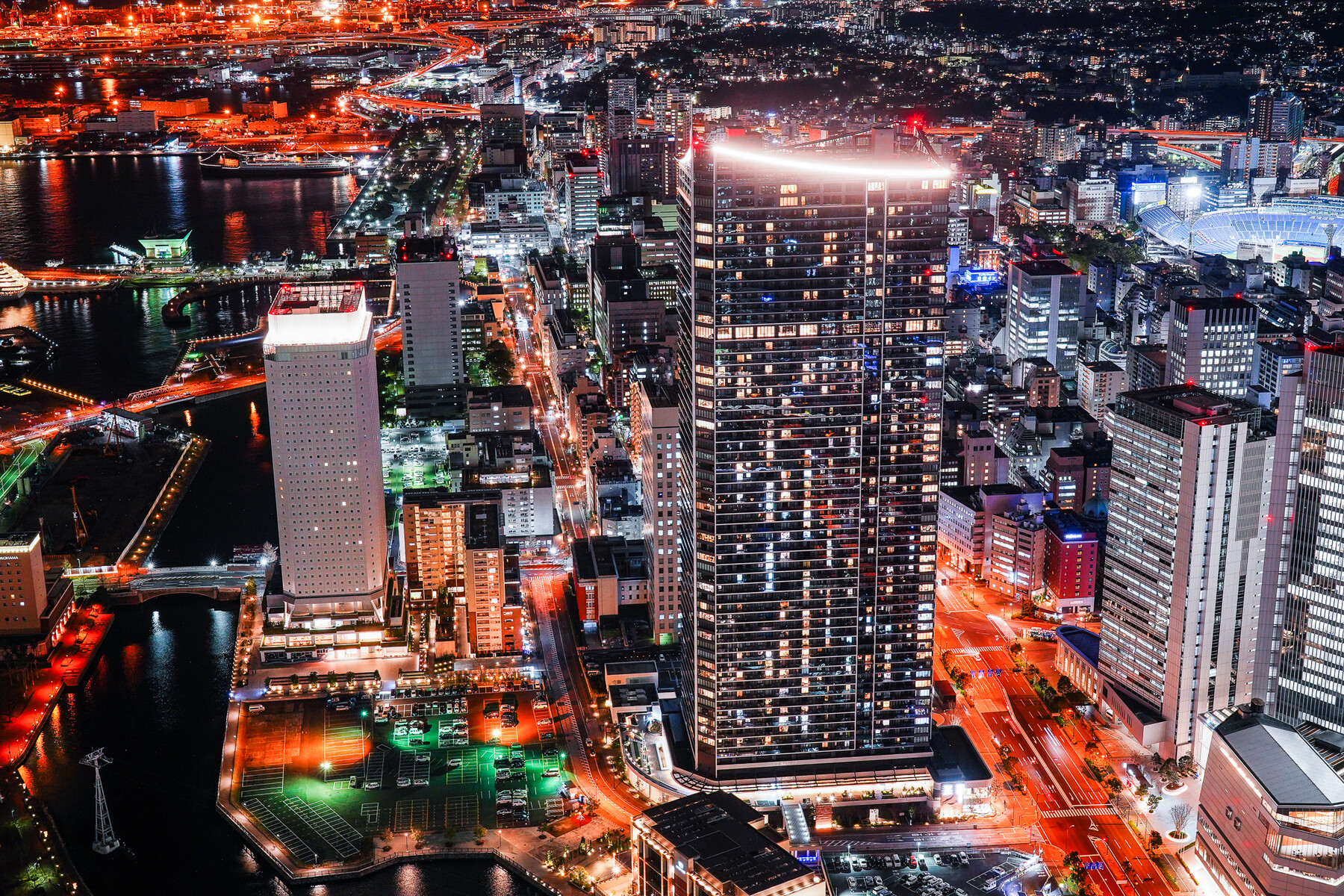 ランドマークタワーから横浜の夜景を撮影 趣味の 写真 Diy オーディオ 日記 ランドマークタワーから横浜の夜景を撮影 趣味の 写真 Diy オーディオ 日記