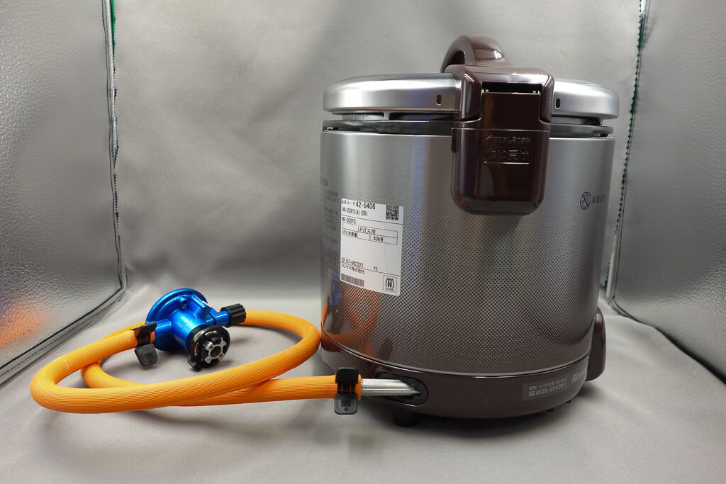 Rinnai こがまるLPガス炊飯器 カセットガスアダプター付属 リンナイ