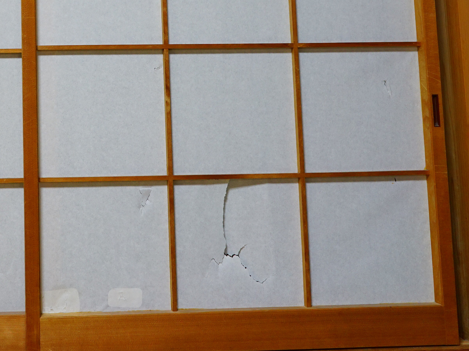 1階和室の障子紙を補修 趣味の 写真 Diy オーディオ 日記