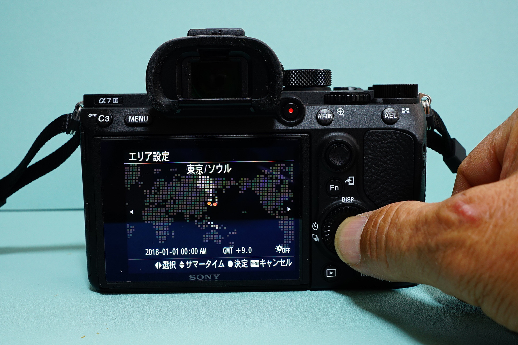ソニー フルサイズ一眼「α7III ズームレンズキット」の設定をしました