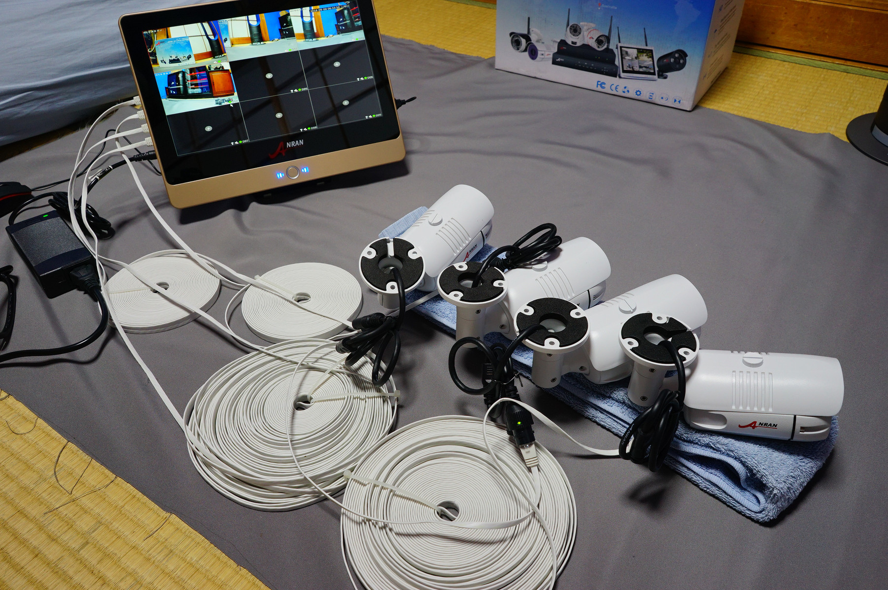 ANRAN POE給電 防犯カメラセットを購入 : 趣味の「写真、DIY