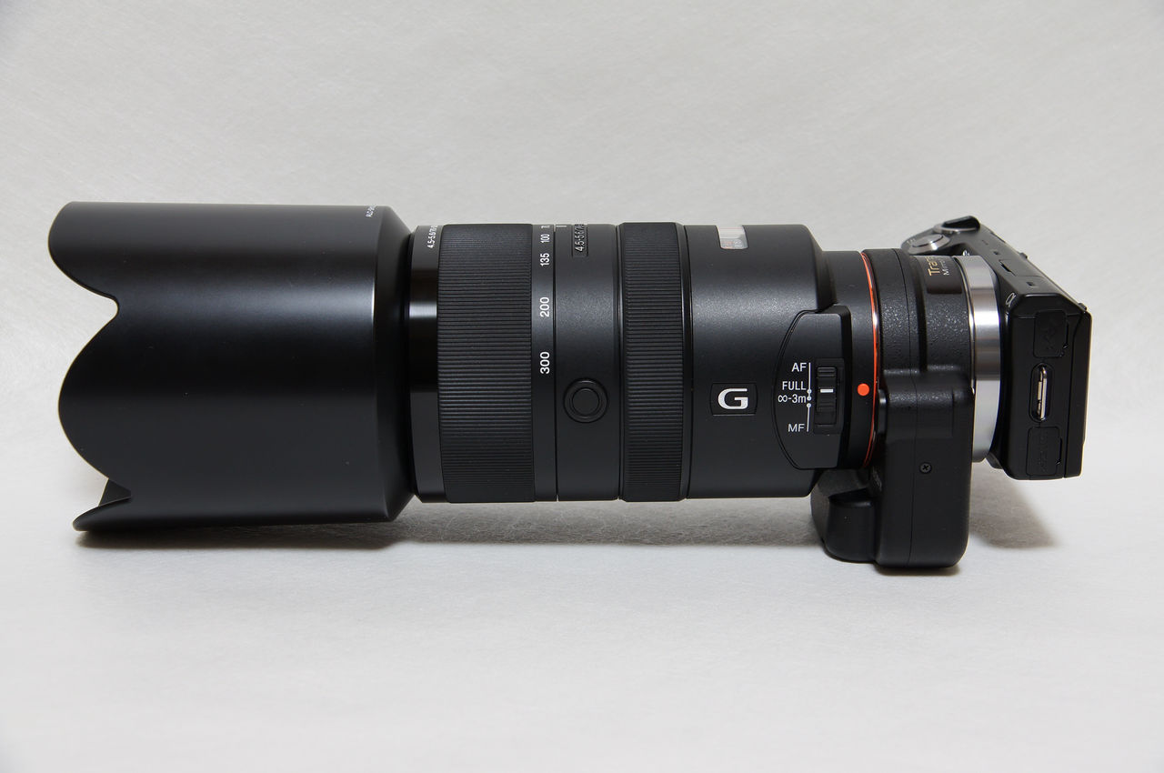 Sony SAL70300G」と「BORG 50FL+ マルチフラットナー1.08xDG Sony SAL70300G」と「BORG 50FL+ マルチフラットナー1.08xDG