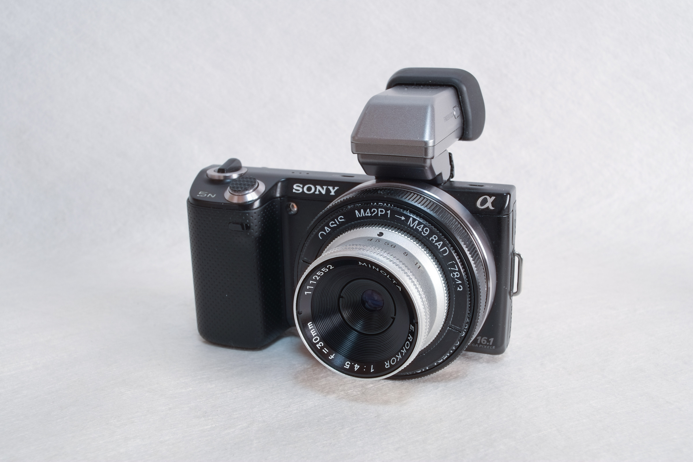 引伸ばしレンズ Minolta E.Rokkor 30mm F4.5 の組み合わせ : 趣味の