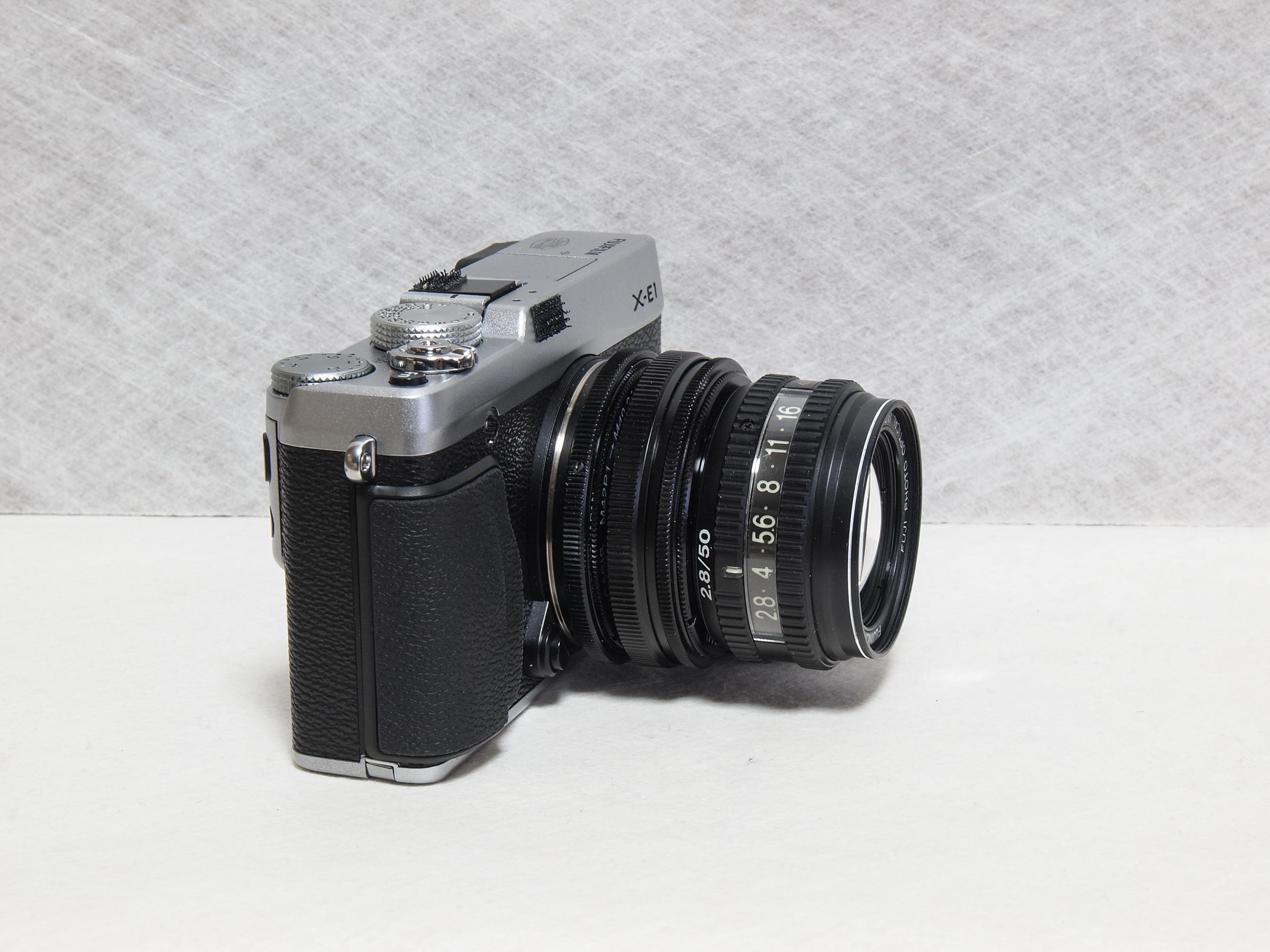 FUJINON EX 50mmF2.8」 の無限遠が出るようにBORG部品を改造しました