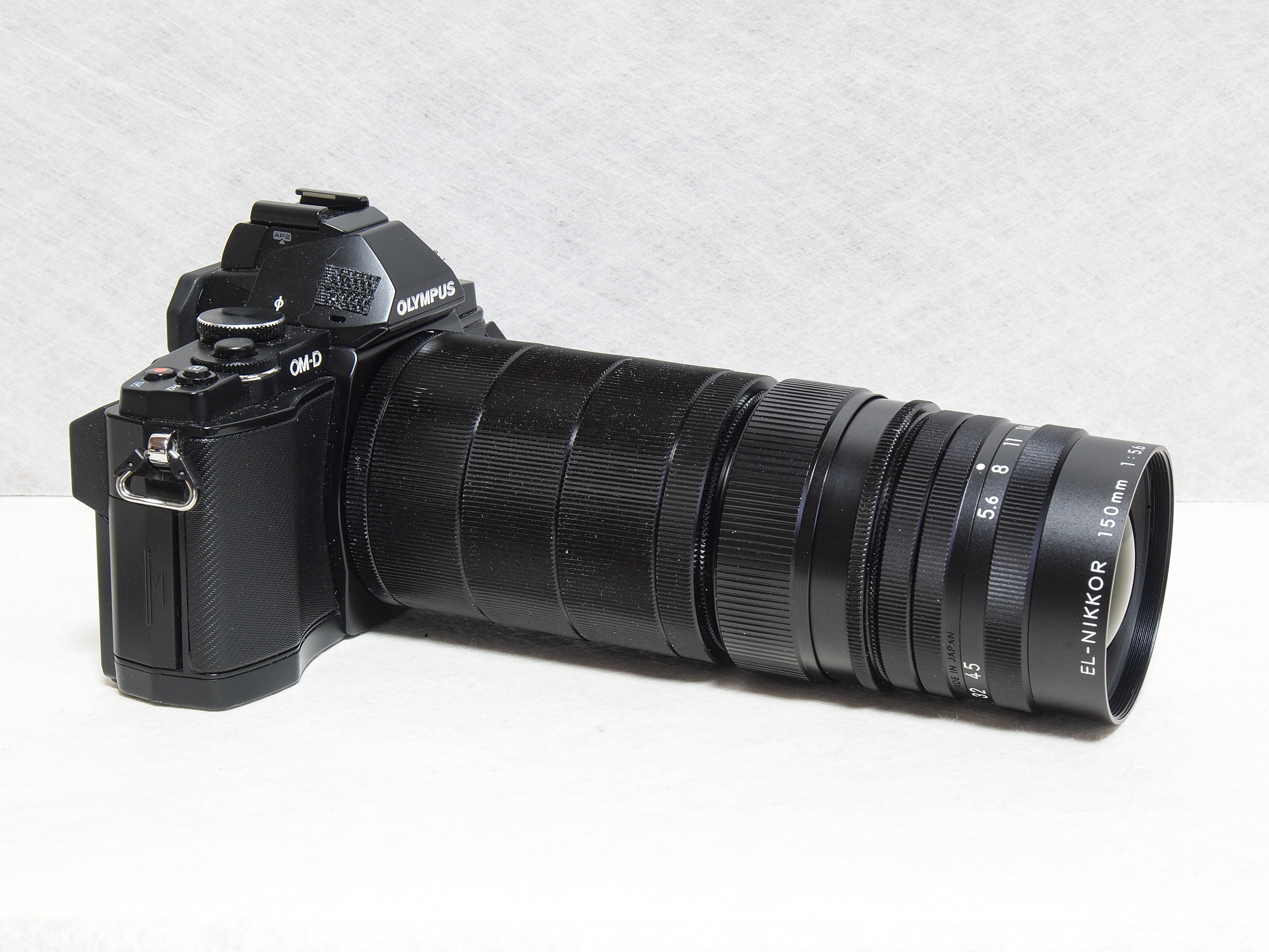 引伸ばしレンズの「 EL-NIKKOR 150mmF5.6A＋E-M5 」で野鳥を撮影