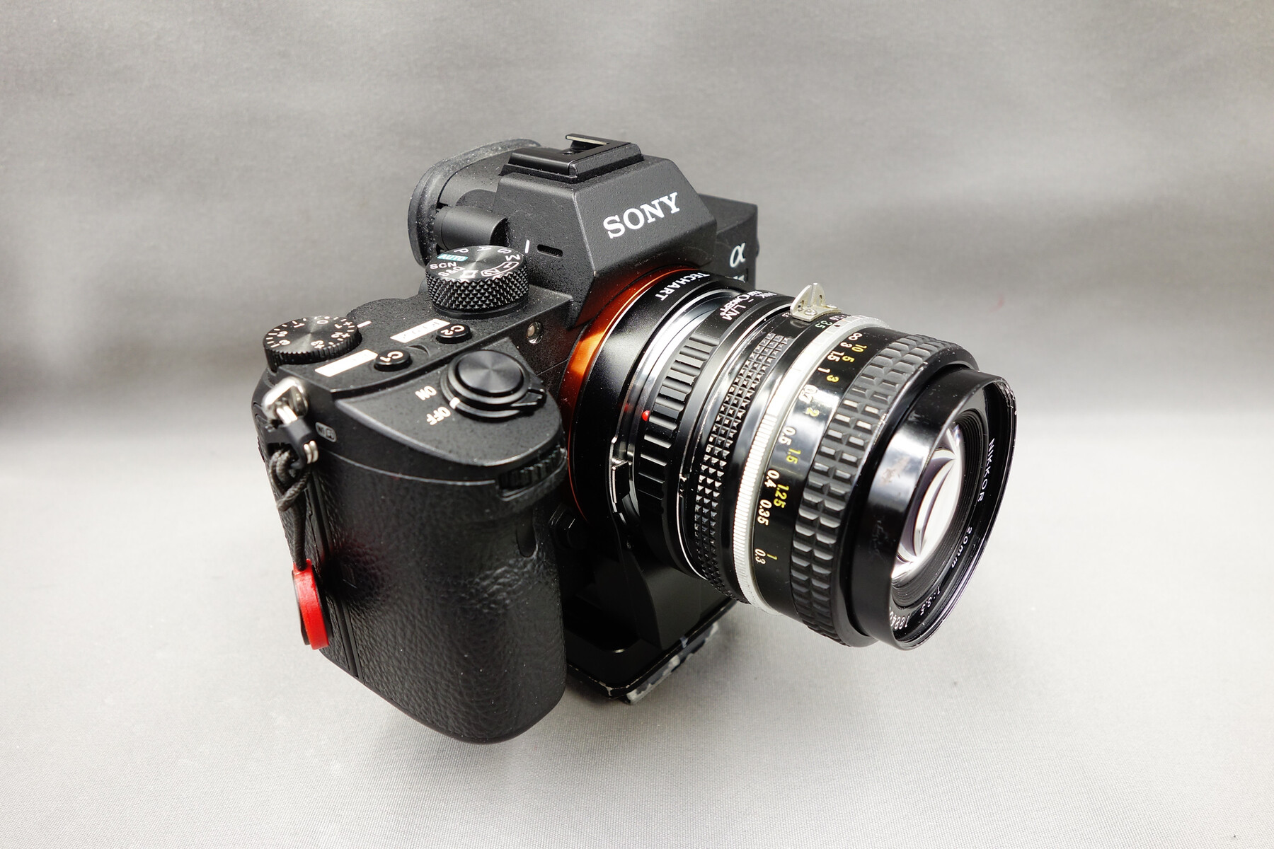Nikon Ai Nikkor 20mm F3.5 」 に 「 TECHART LM-EA7 マウント Nikon Ai Nikkor 20mm F3.5 」 に 「 TECHART LM-EA7 マウント