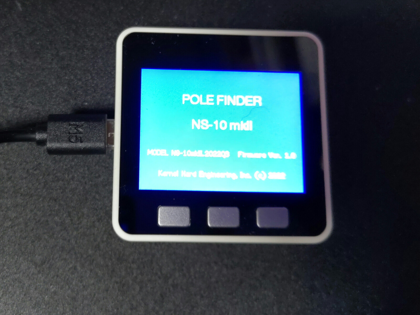 赤道儀 用 デジタル コンパス POLE FINDER NS-10 mkII 」 の使用方法