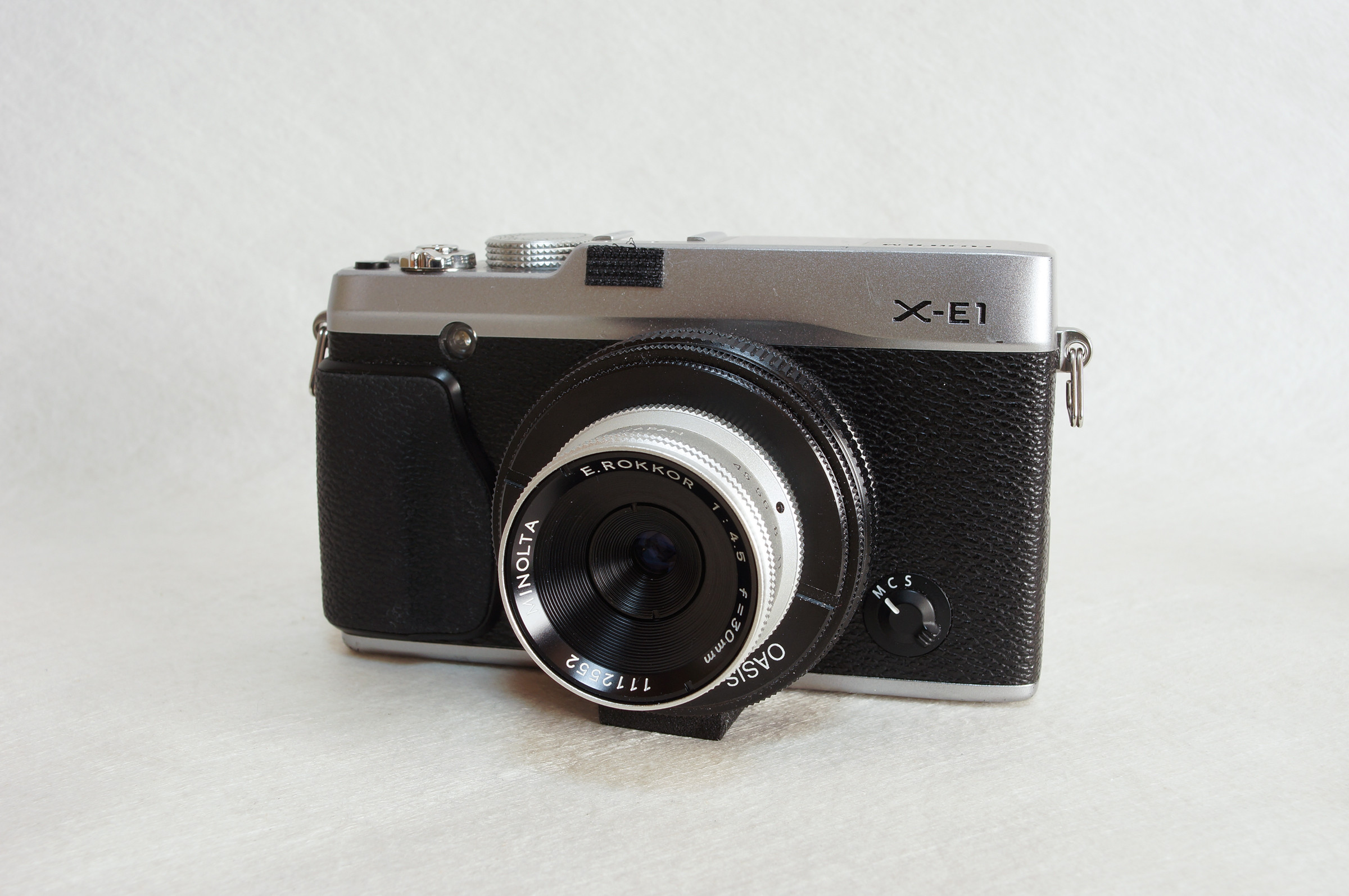 引伸ばしレンズ Minolta E.Rokkor 30mm F4.5 の組み合わせ : 趣味の
