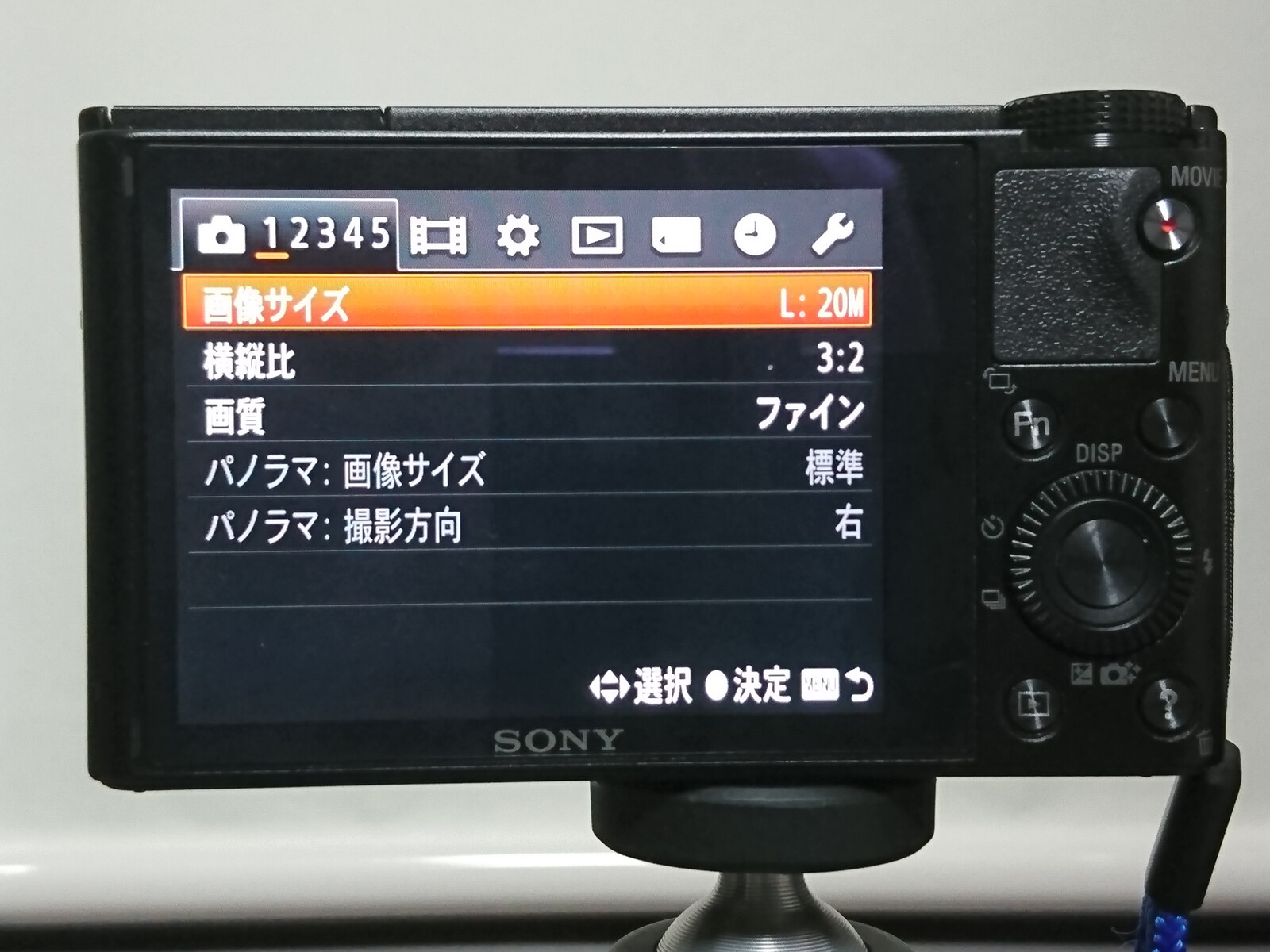 ソニー DSC- RX100 ｣ MENUの設定 : 趣味の「写真、DIY、オーディオ」日記