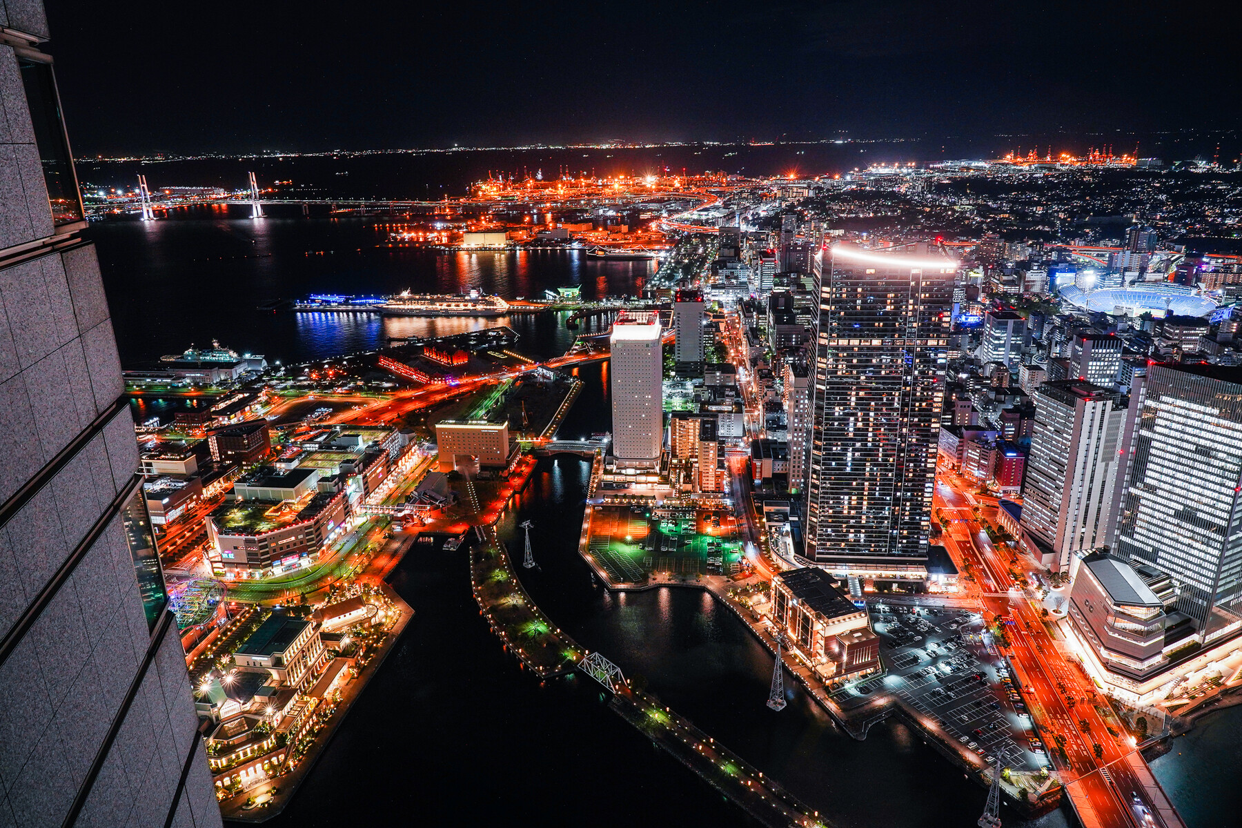 ランドマークタワーから横浜の夜景を撮影 趣味の 写真 Diy オーディオ 日記 ランドマークタワーから横浜の夜景を撮影 趣味の 写真 Diy オーディオ 日記