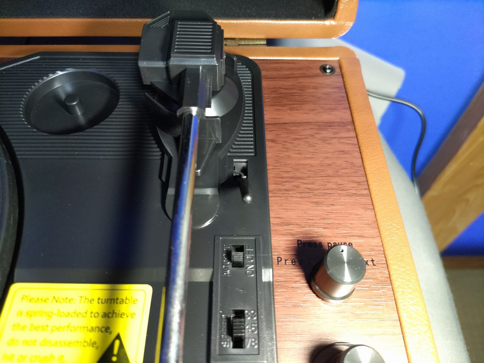 VOKSUN レトロ レコードプレーヤー 」 を購入 : 趣味の「写真